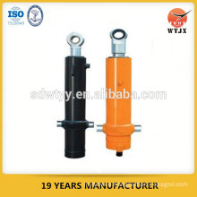 telescopic hydraulic cylinders for side-dumping truck